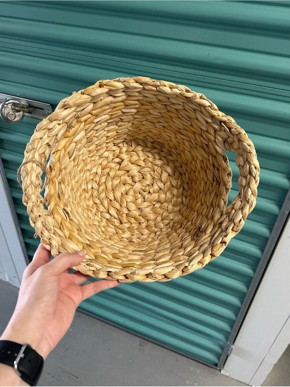 IKEA Natural Woven Seagrass Basket